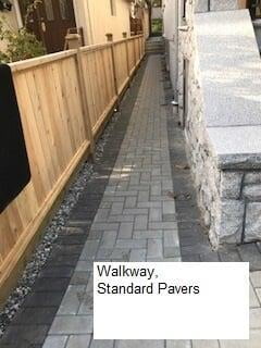 Stone walkway and stair project